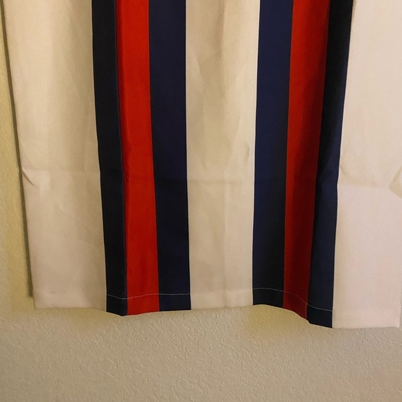 StyleWe Stylish Classic Striped Midi Skirt Red, Blue, White Business Chic XL - Picture 7 of 13